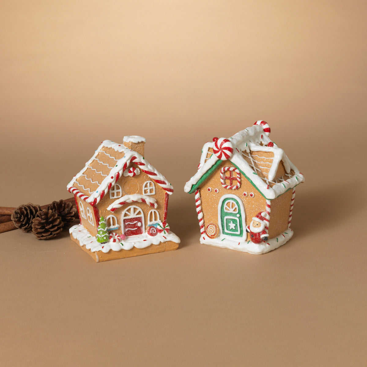 5.2" Holiday Gingerbread Houses