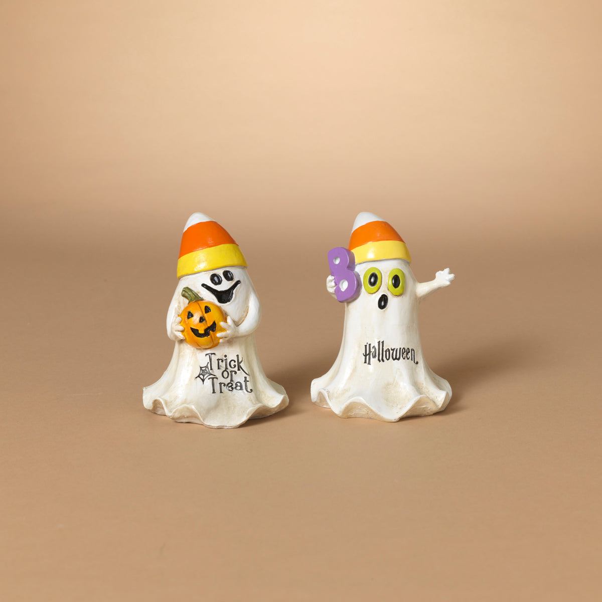 4.5"H Resin Halloween Ghosts