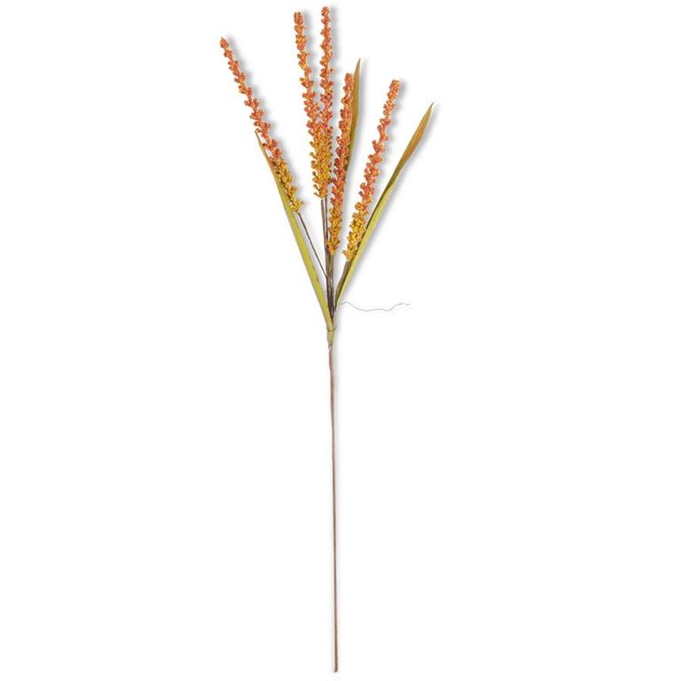 31 Inch Orange Rice Spray