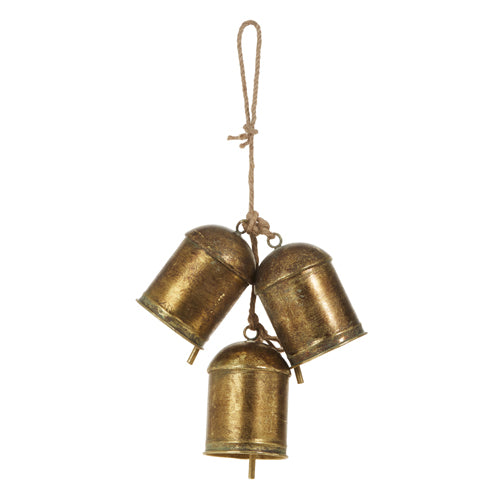 13.5" STRING OF VINTAGE BELLS