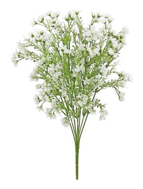 WAXFLOWER BUSH, 19", PE, WHITE