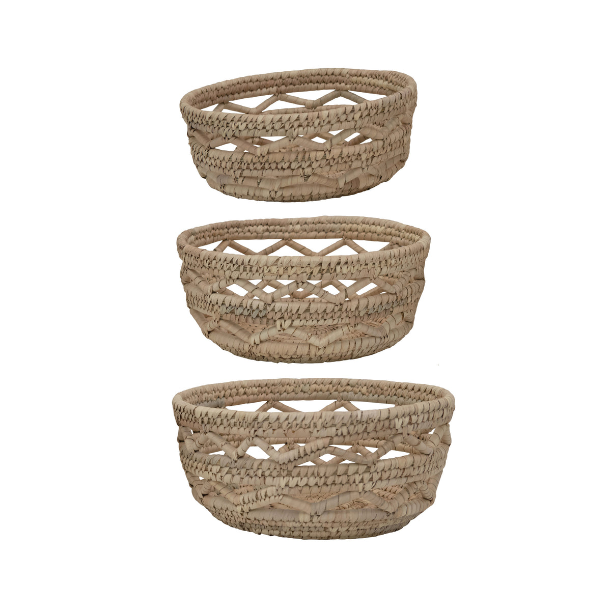 Round Hand Woven Basket