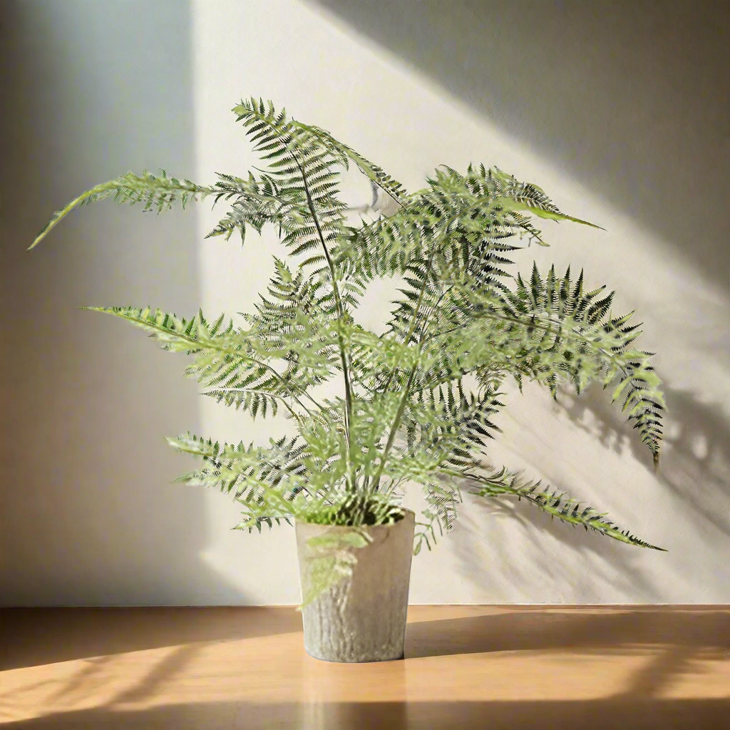 21 Inch Fern in Ceramic Pot