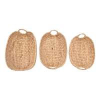 Hand-Woven Water Hyacinth Baskets