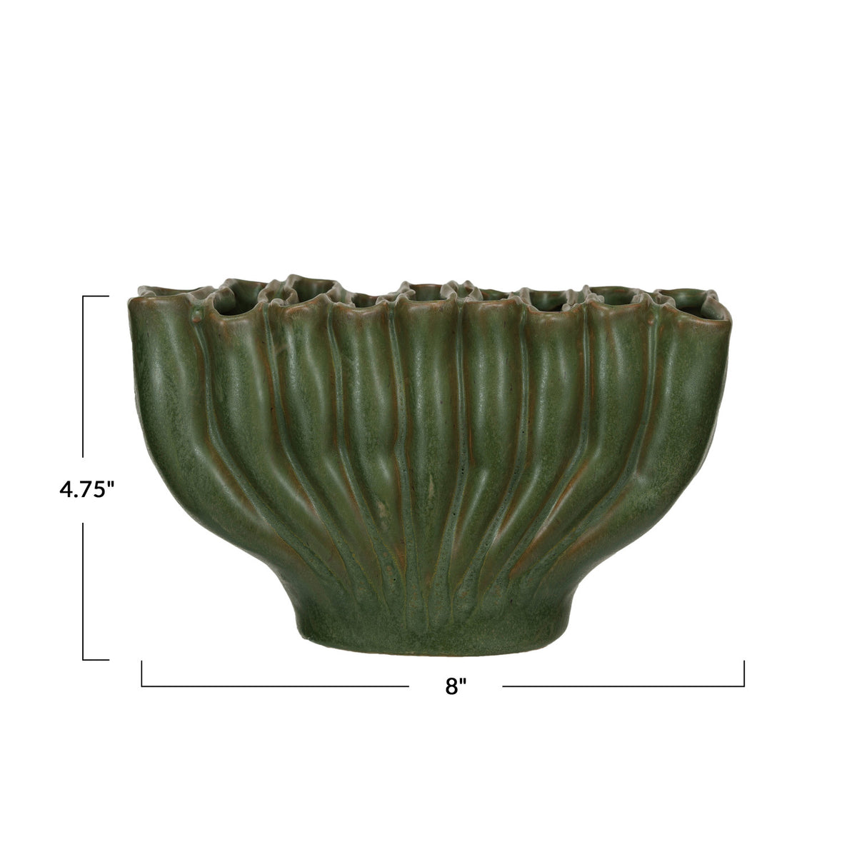 Stoneware Sculptural Vase