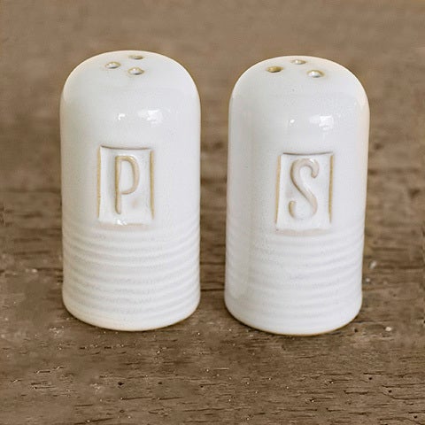 STRIPE SALE & PEPPER SHAKERS