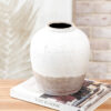 8.9" FRENCH WHITE VASE