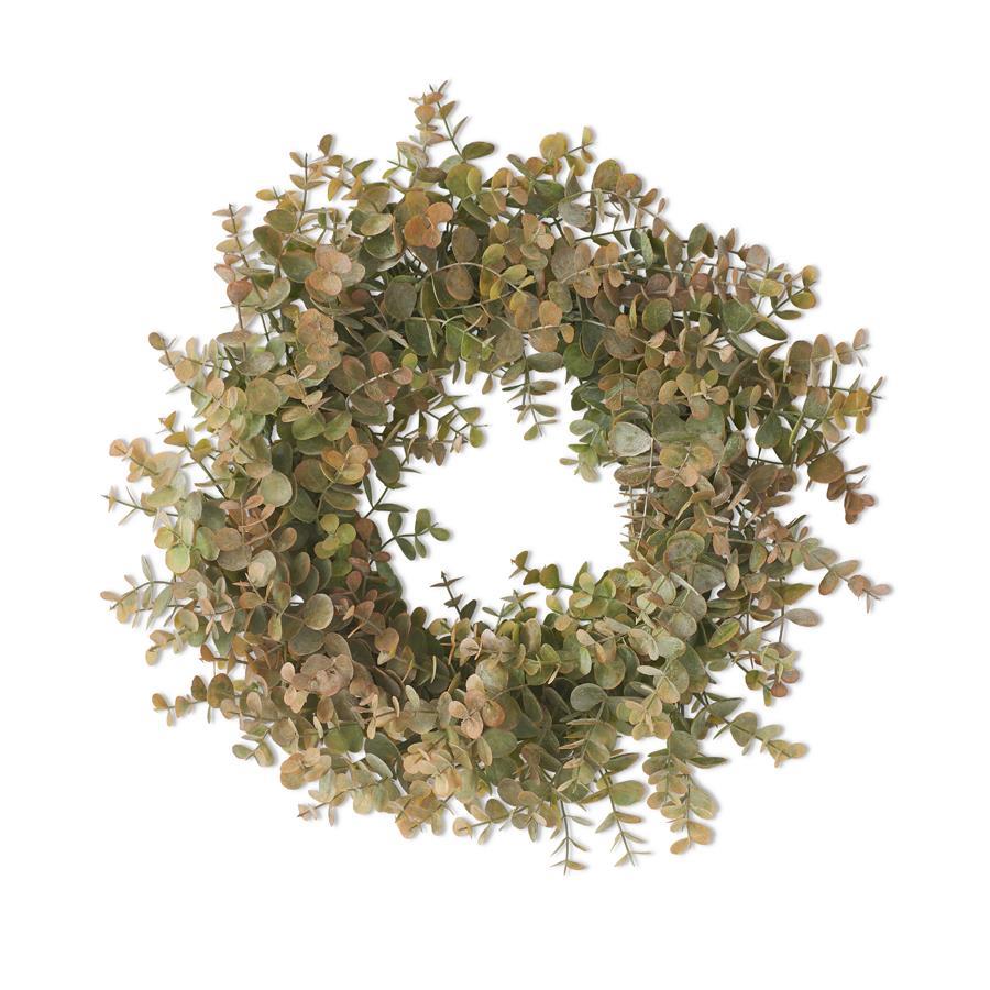 GREEN AND GOLD EUCALYPTUS WREATH
