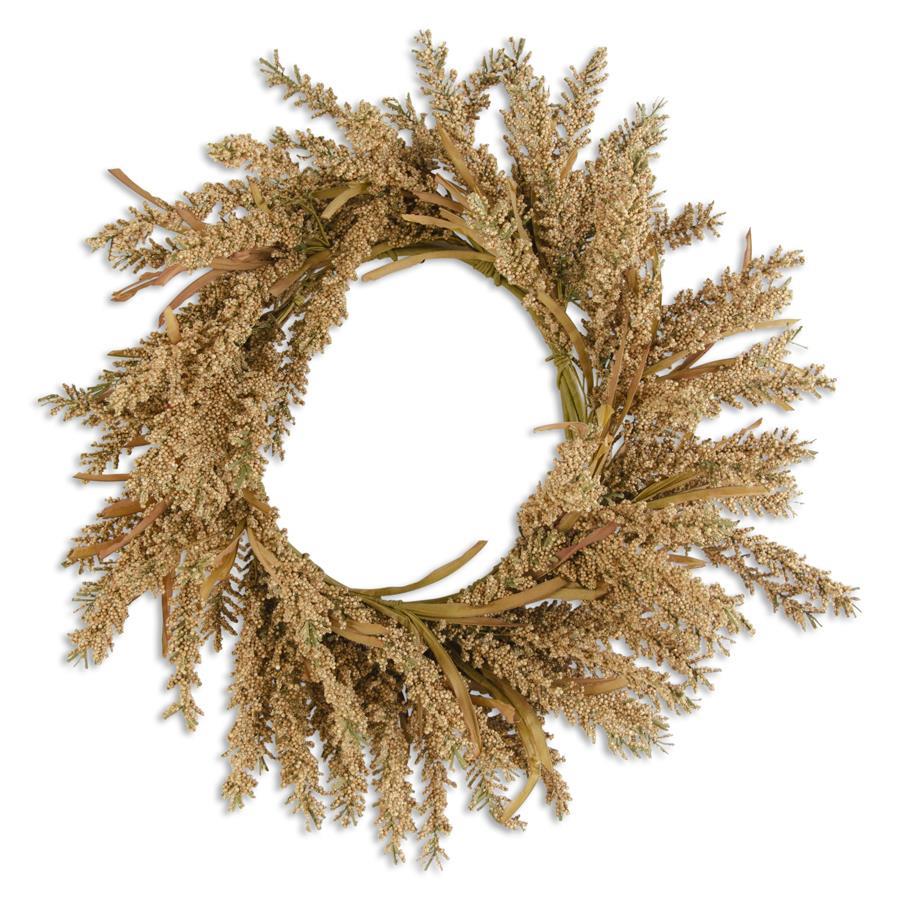 29 Inch Brown Heather Wreath