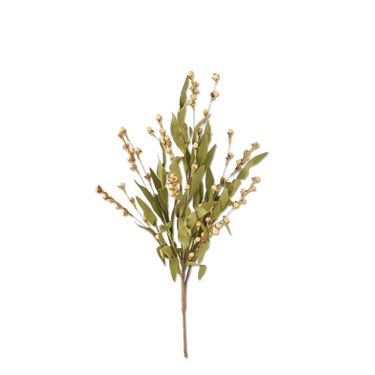 22.5 Inch Beige Eva Berry Bush