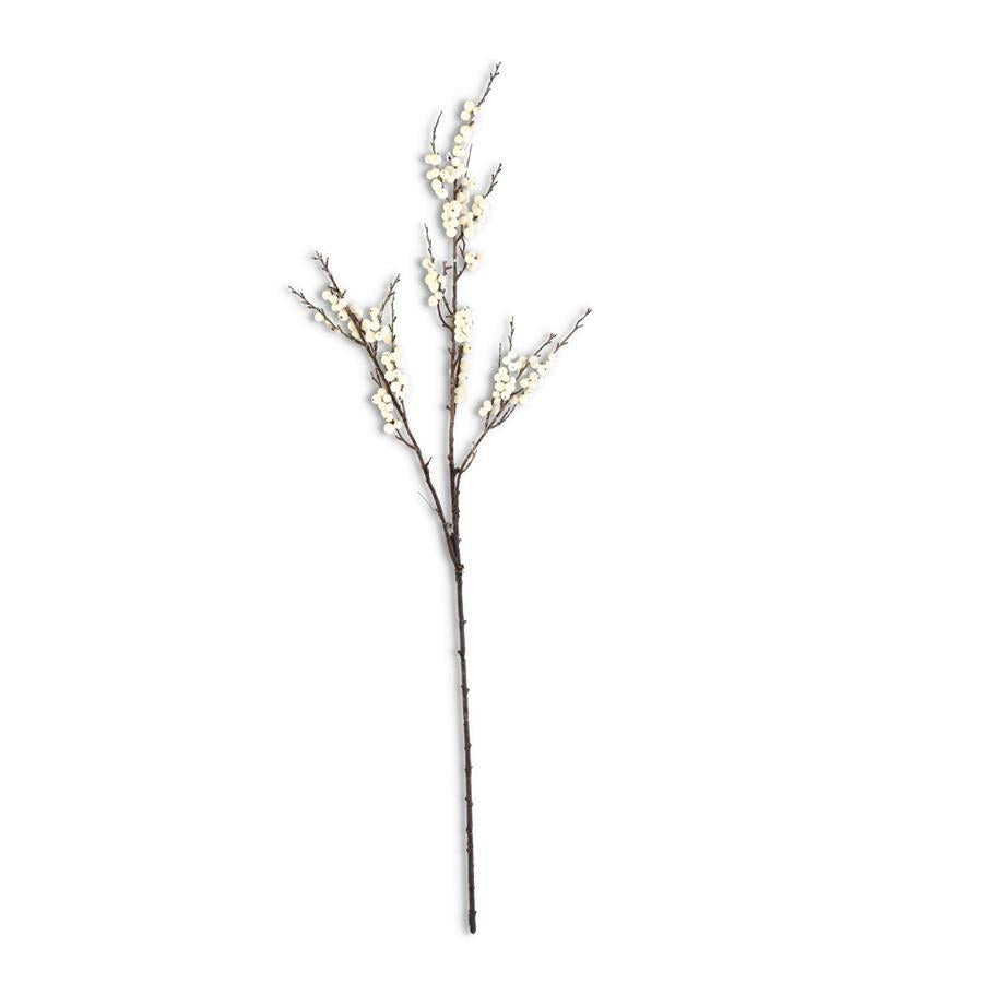 43 Inch White Berry Branch