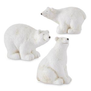 Snowy Glittered Polar Bears-3