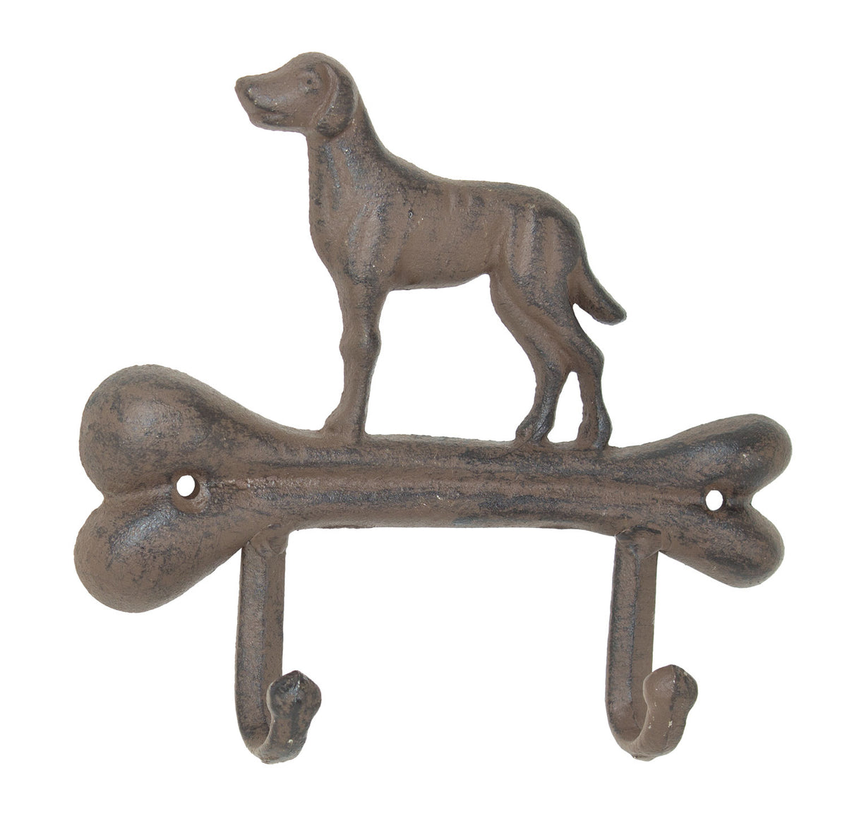 DOG WITH BONE HOOK